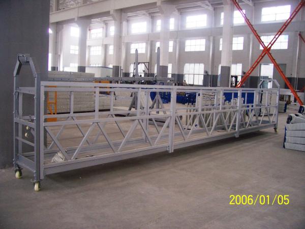 7.5M Aerial Rope Suspended Platform ZLP800 for Building Maintenance with Steel Rope