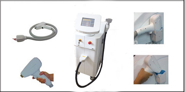 600W 1-10 Hz Alexandrite Laser Hair Removal Machines With 8