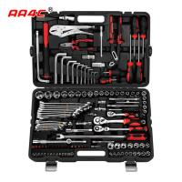 AA4C 132pcs auto repair tool kit shelf hardware hand tools workbench tools A6-E13201