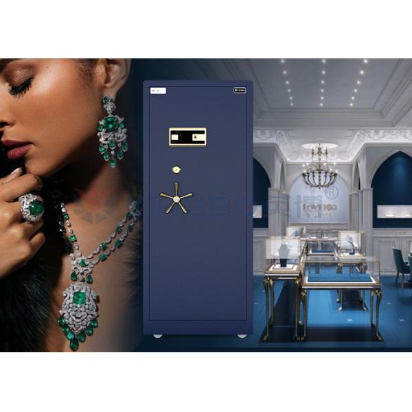 OEM Dual Alarm Jewelry Watch Winder Safe Box Solid Steel With 7 Open Ways