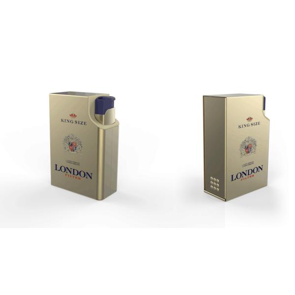 Produto comestível feito sob encomenda extravagante da caixa da lata da lata/metal de lata do cigarro de Decoratived