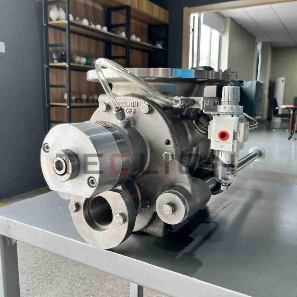 La vanne rotative est utilisée pour le transport pneumatique, avec un rotor amovible et une structure de type nettoyage