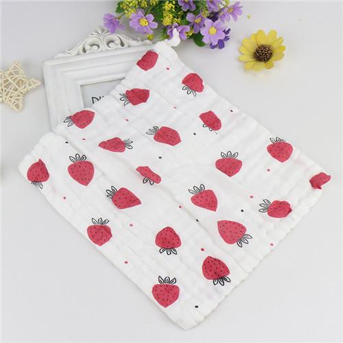 MW 012 Baby Muslin Face Washcloths 100 Cotton 6 Layer Super Soft Water Absorption