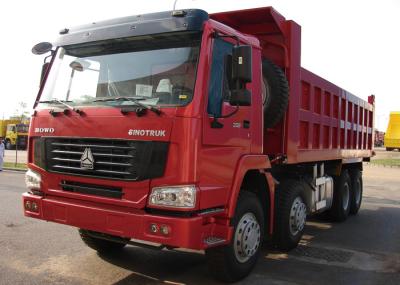 Sinotruk Howo Tipper Dump Truck Heavy Duty 8x4 Front / Bottom Dump Type