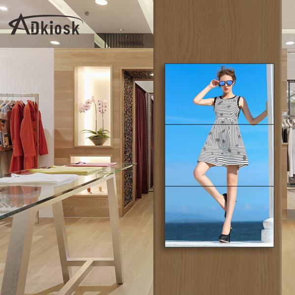 4k 55 Inch Advertising Video Wall Indoor Lcd Splicing Screen 2x2 3x3
