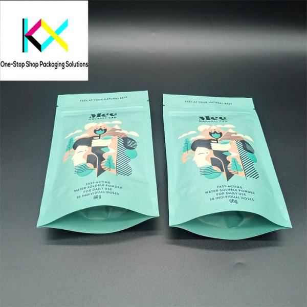 EU Digital Printing Aluminum Foil Stand Up Bag For Food Packaging OEM Commodity Packaging