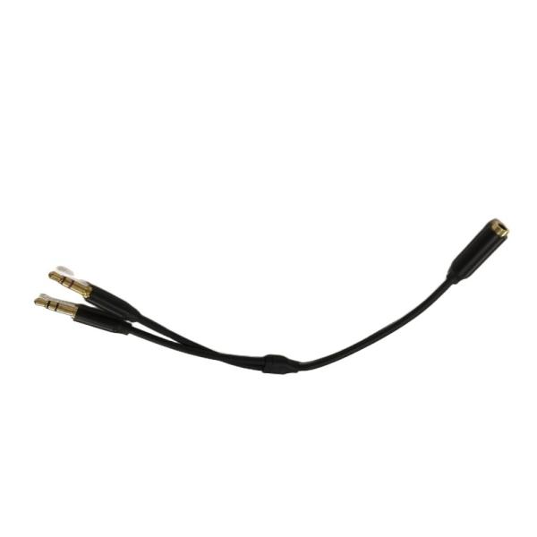 Y Splitter Cable Wire Harnesses Аудио кабельный гарнитур 3,5 мм 2 Мужской микрофонный кабель