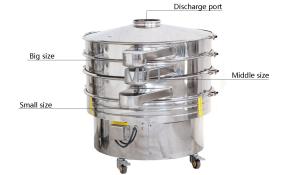 Food Grade Flour Sifter Machine Vibrating Sieve Sus 304 Material Easy Operation
