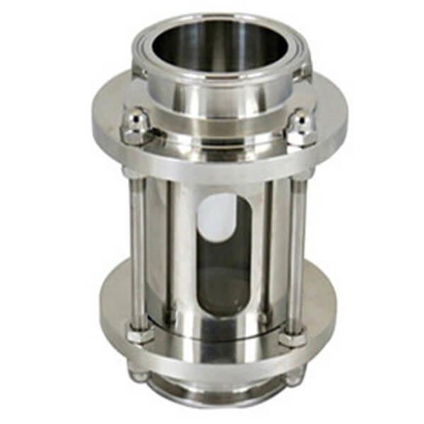 Inline Tube Industrial Sanitary Sight Glass  For Sanitary Stainless Steel Fittings