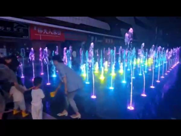 Modern Stainless Steel 304 Underground Water Feature Fountain With Music Control