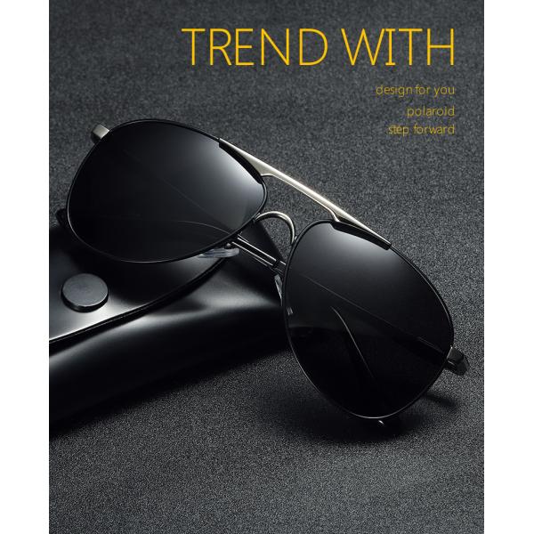 Aluminum Magnesium Mens Luxury Sunglasses Polarized Lens Sunglasses