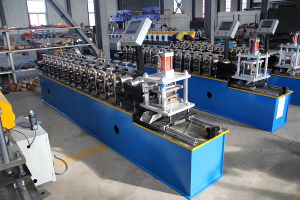 Slat Ppgi Shutter Door Roll Forming Machine Fully Automatic