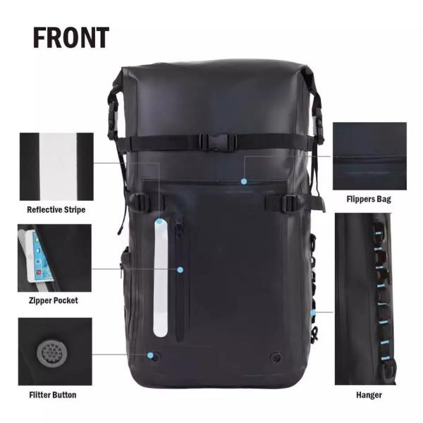 На открытом воздухе рюкзак PVC водоустойчивый ныряя, многофункциональная водоустойчивая сумка акваланга