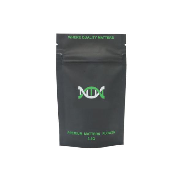 Recyclable Childproof Zipper Top Mylar Bags Marijuana Packaging for Fresh and Safe Storage