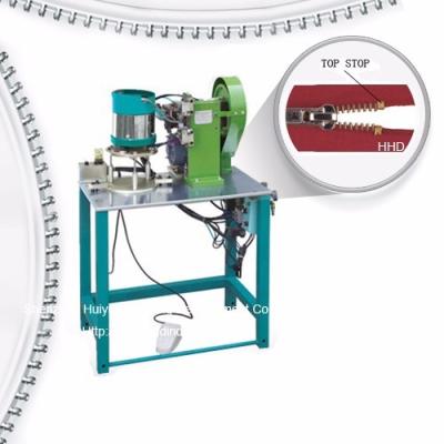 Semi Auto Metal Zipper U Type Particle Single Stop Stop Machine 1000pcs/60cm/H