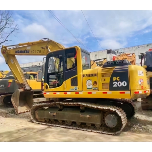 110KW Color original Japón Kumatsu Excavadora de rastreo PC200 con piezas originales