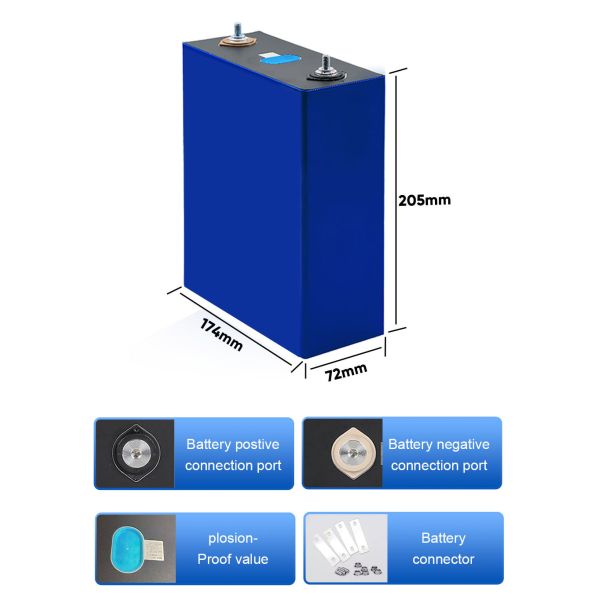 EVE LF280K 3.2V 280Ah Prismatic Lithium Iron Phosphate Cell for Deep Cycle solar panel battery storage lifepo4 Battery Pack