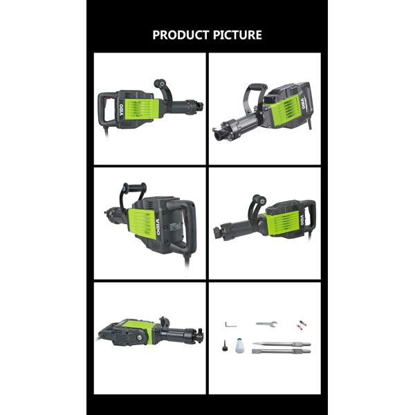 Anti Dust Switch 1860/Min 1500W electric demolition breaker jack Rotary Hammer heavy duty concrete