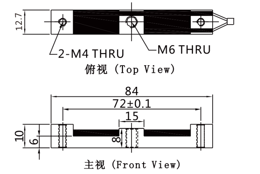 Aluminium Alloy Compression Load Cell