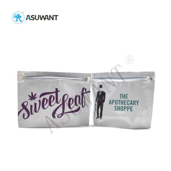 Laminated Waterproof Custom Specialized Operation Matte Child Proof Mylar Bag Child Resistant Packaging For Marijuana