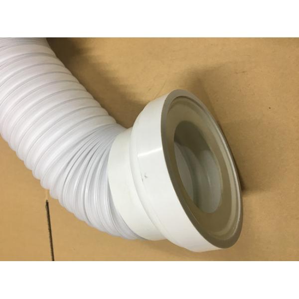 Universal Retractable Bent Flexi Pan Connector 4mm Wall Thickness 130mm Diameter