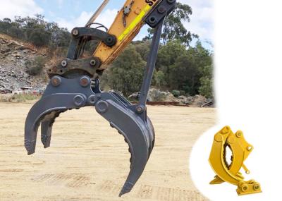 Longer Life Span Mechanical Grab For CAT HITACHI KOMATSU Excavator