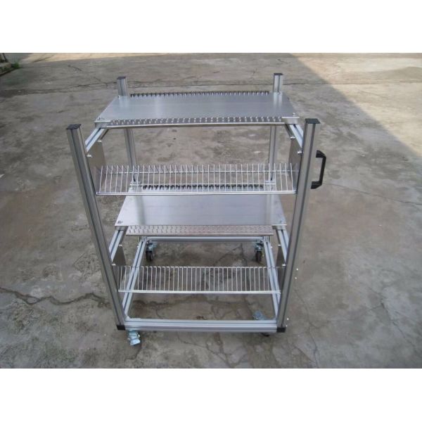 Aluminum Feeder Storage Cart for Panasonic CM402/602/NPM SMT Pick and Place Machines