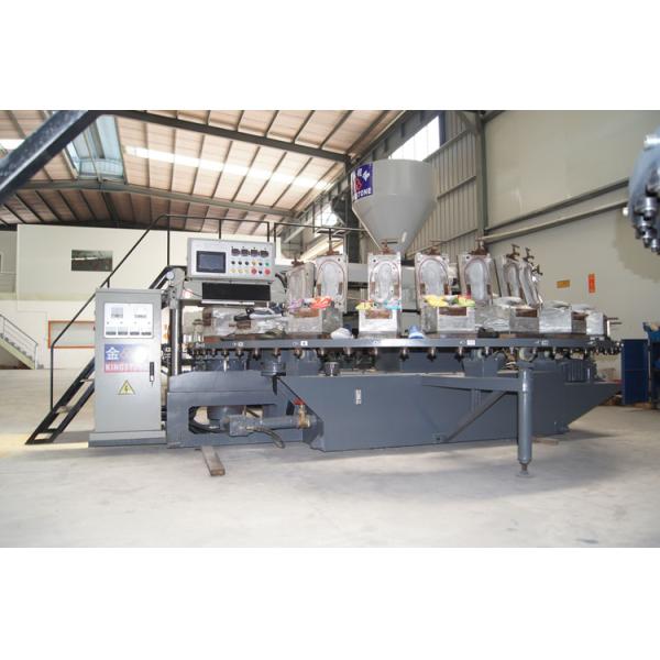 El sistema servo PVC de 20 estaciones calza la fabricación de la máquina para los zapatos de Lasure de los zapatos del deporte