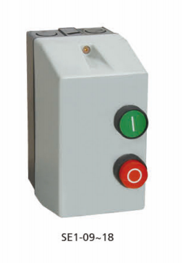 IP55 9A 12 Amp 18A переключатель стартера мотора 3 участков ручной с кнопками SE1-09 SE1-18