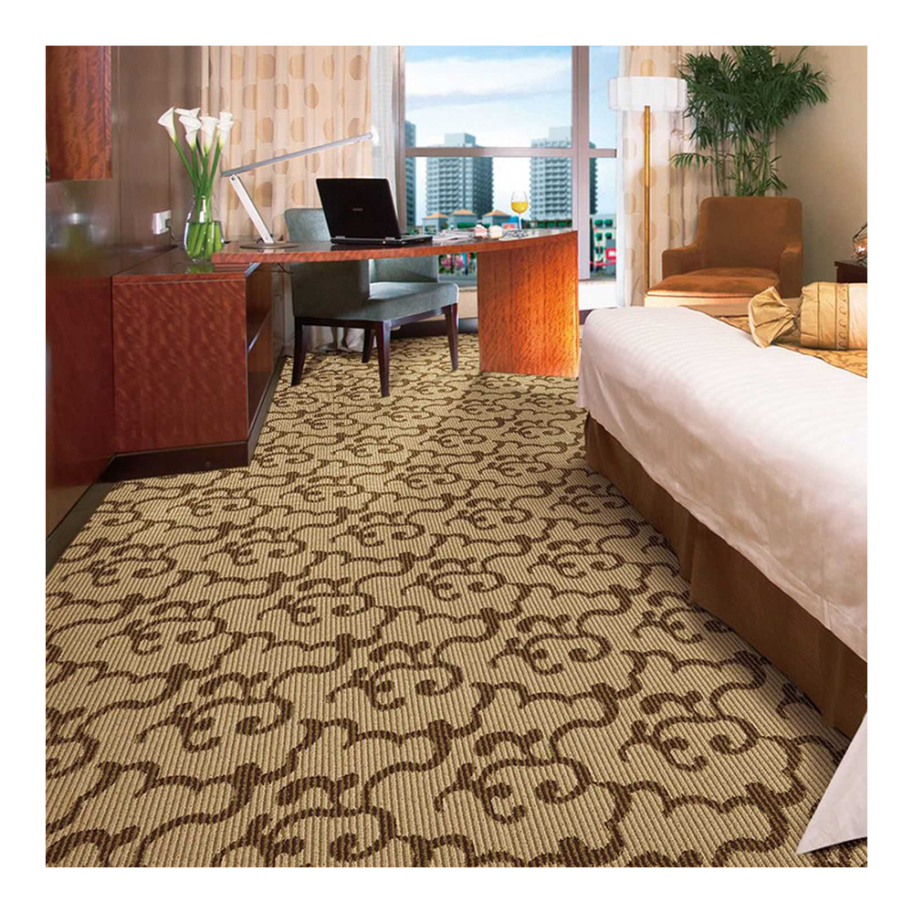 Куча петли жаккарда Tufted ширина 4m ковра Broadloom для гостиничного номера