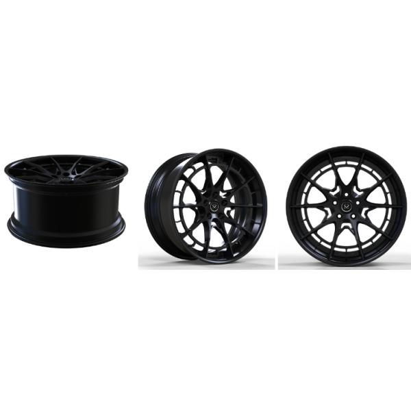 6061-T6 Aluminum Rims Gloss Black Forged Rims 5x112 Fit for Benz CLS