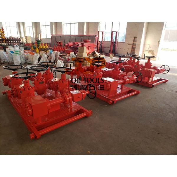 Части коллектора дросселя Wellhead газа ограничивают & убивают коллектор хорошо испытывая для контроля