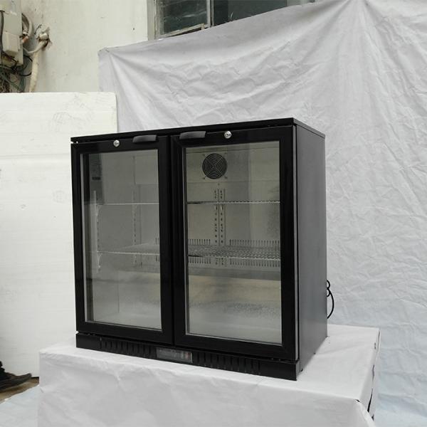 Twin Door 210 litres 520mm Under Counter Bottle Coolers