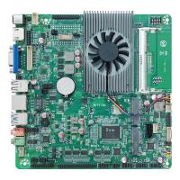 La carte mère industrielle Intel 4e / 5e GEN Mini Itx RS 232 485 COM LVDS EDP