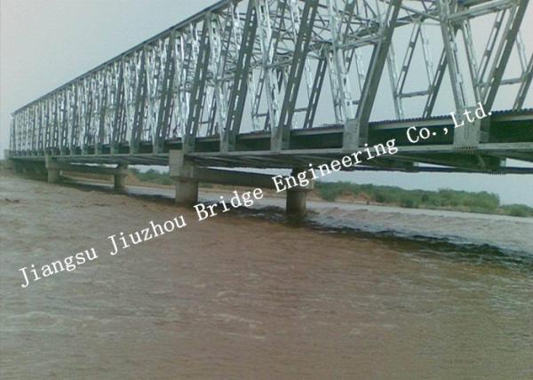 Modern Structural Galvanized Steel Bridge Single Span Construction Easy Installation