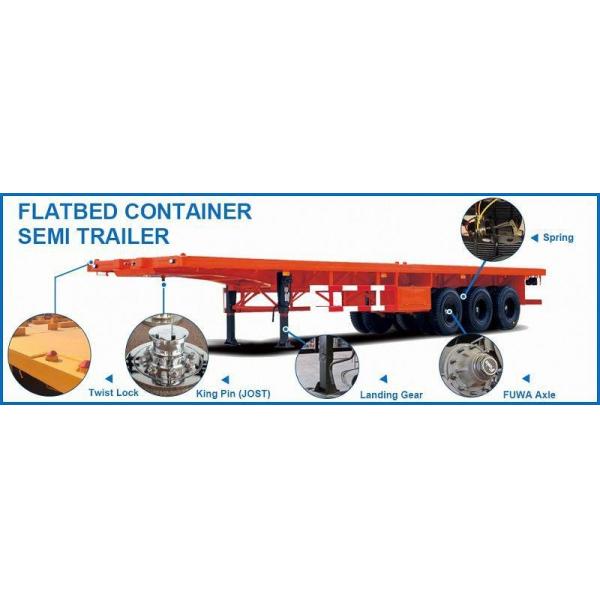 Triple Axle 12 Metre Flatbed 3 Axle Truck Trailers