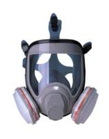 La défense de gaz de la poussière de masque de respirateur de la poussière de bande Grey Full Face Respirator Protection