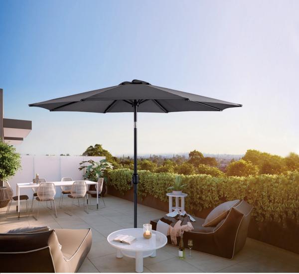 Large Cantilever Patio Umbrel Handle Offset Sunroof Jardim Proteção UV Terraço Umbrel