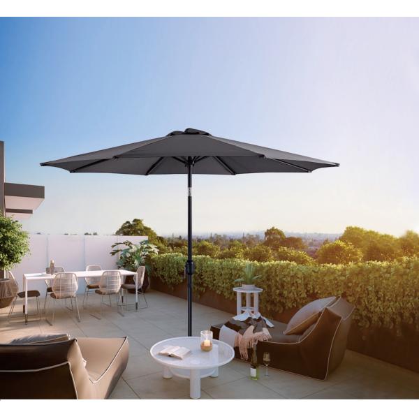 Large Cantilever Patio Umbrella Handle Offset Sunroof Garden UV Protection Terrace Umbrella