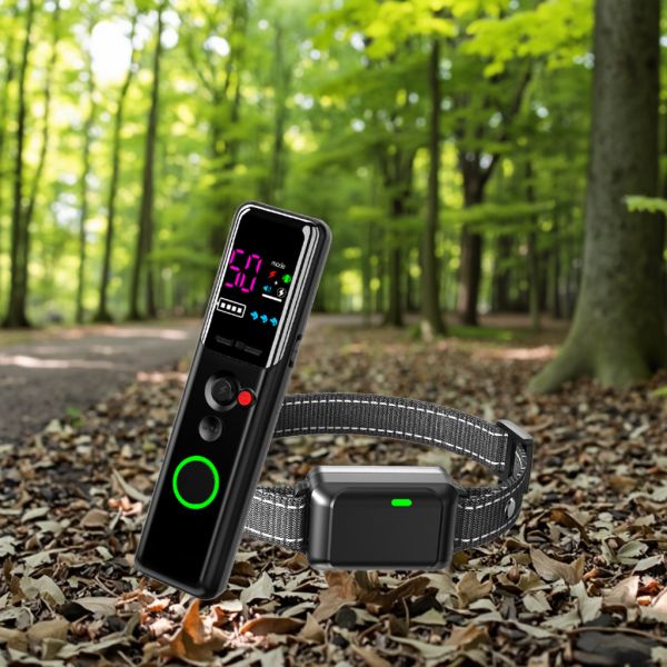Innovation Design Eco-friendly ABS Material Color Screen IP67 Waterproof Rechargeable Long Battery Life Wireless Dog Training
