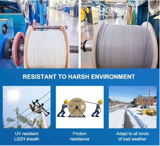 YTTX GJYXCH 1C SM Внешний FTTH кабель FTTH G657A2 G657A1