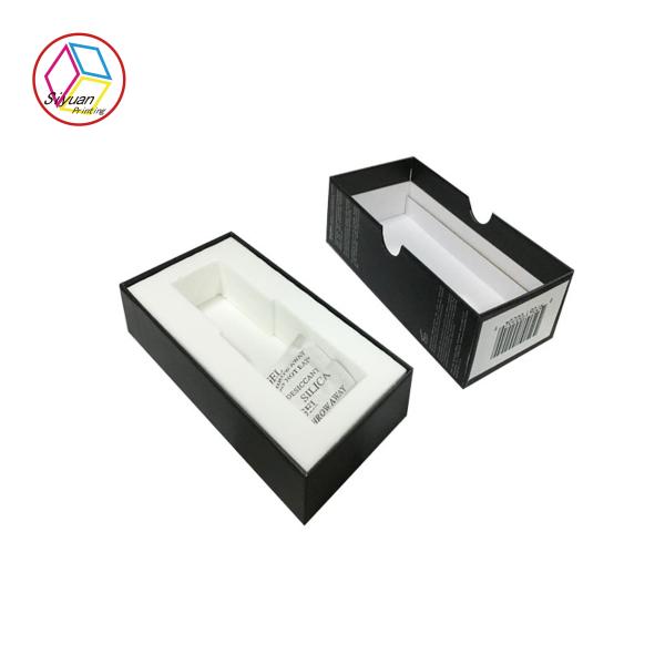 Естественная косметическая подарочная коробка, полноразмерный штемпелевать сусального золота коробки красоты