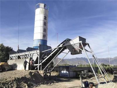 O cascalho totalmente automático estabilizou a planta de mistura do solo com silo de cimento vertical