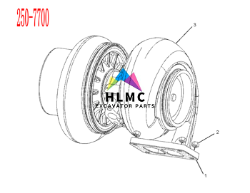 Water Cooling  Valve Engine Turbo Turbocharger E330D C9 S310CG080 250-7700 175210 10R2969 10R2858  Excavator Parts