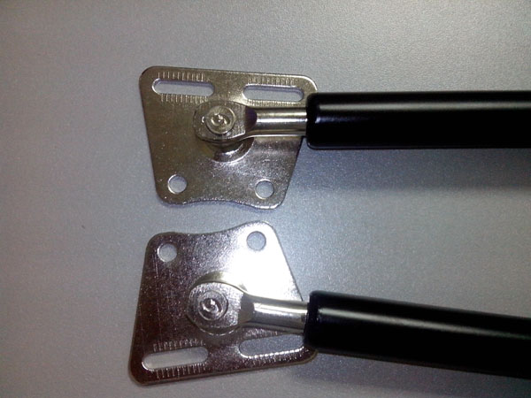 Cabinet Steel Gas Strut 200N Nitrogen Gas Springs For Beds