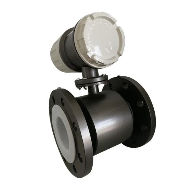 High Resistance Sewage  Electromagnetic Flow Meter Multi Language Integrated