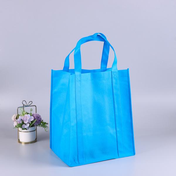 Custom Logo Printed Non Woven Fabric Tote Bag for Grocery Shopping and Promotion