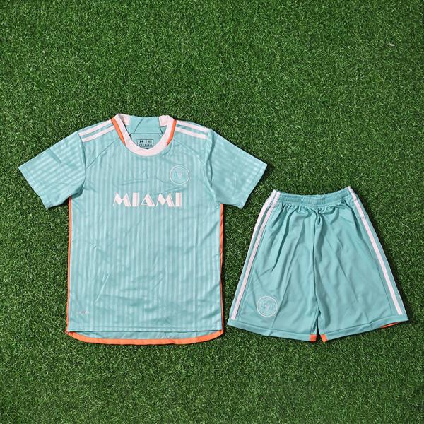 Miami 2024-2025 Niños Segunda salida Jersey Grupo de personalización