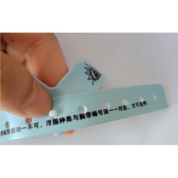 Waterproof Custom Printed PVC/Vinyl Identification Wristband for Event Identification