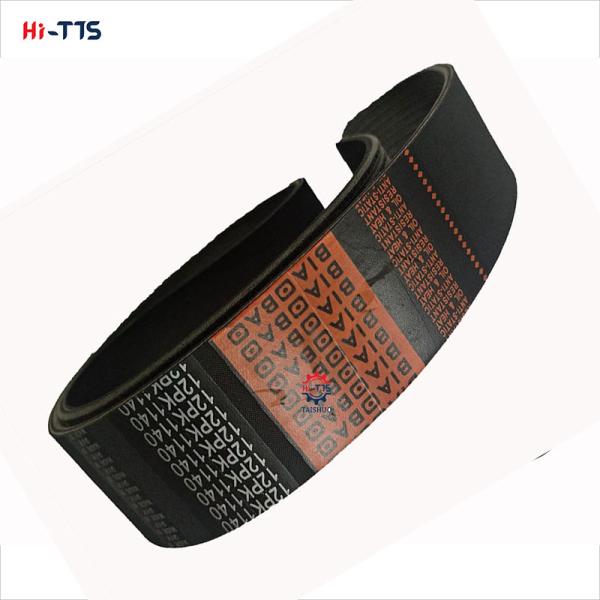 Excavator Engine Part Fan Drive V Ribbed Belt 12PK1140 PK V Belt
